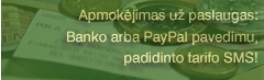 Paslaug� u�sakymas